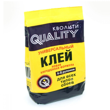 Клей д/всех типов обоев "Кволити" 0,2кг.универсальный