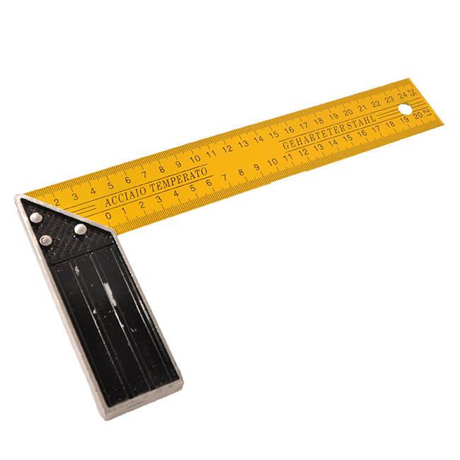 Угольник строительный 350 мм. линейка