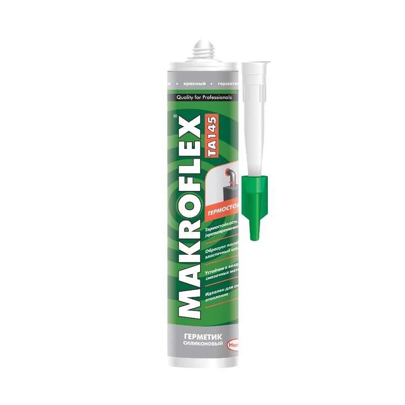 Герметик Термостойкий красный 280мл. тепло-жаро прочный