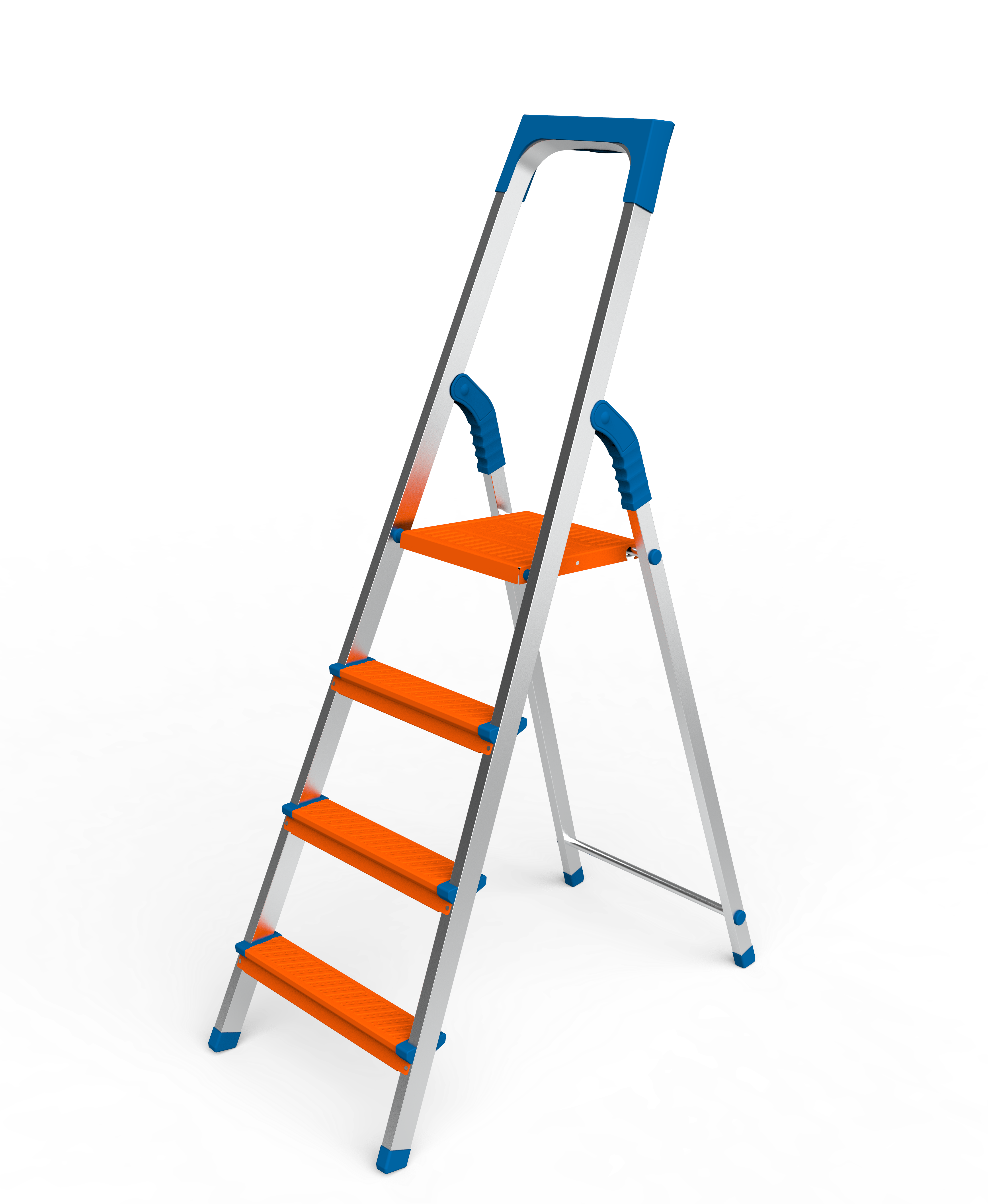 Лестница Стремянка с широкими 3 ступенями