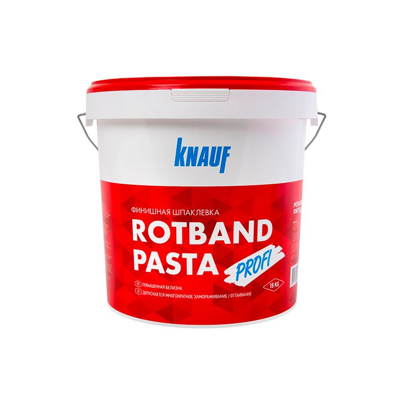 КНАУФ Паста Ротбанд 5кг.готовая финишная виниловая шпатлевка.