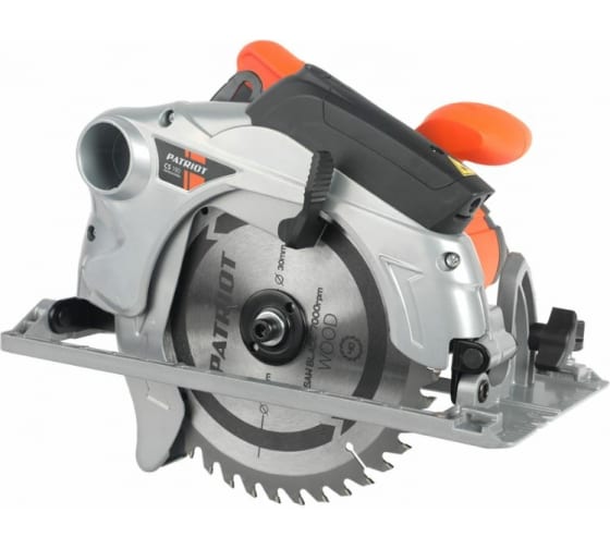 PATRIOT CS190 Цирулярка CS190 1500Вт*190*30мм. литая платформа