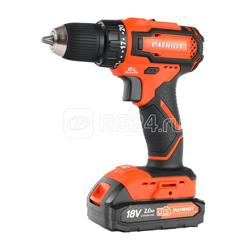 PATRIOT Шуруповёрт BR-207BL18V*2акк*2Ач-.Li-n ,2 скорости 38Нм. БЕСЩЕТОЧНЫЙ