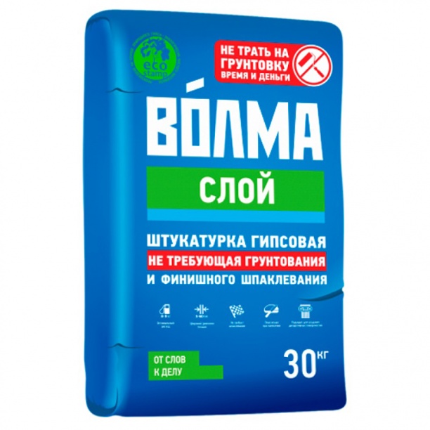 Волма слой штукатурка гипсовая 30кг.
