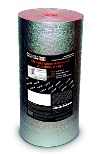 Подложка 3мм. Д/БАНЬ И САУН (рулон 30м.) с ФОЛЬГОЙ