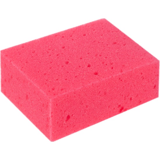 Губка полиэстирол 140*110*60мм. мелко и крупнопористая