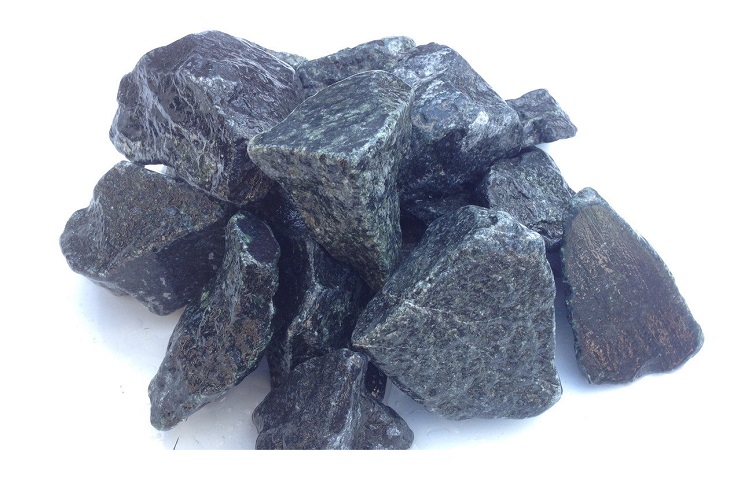 Камни для Бани ЗМЕЕВИК 20кг. (Серпентинит) колотый