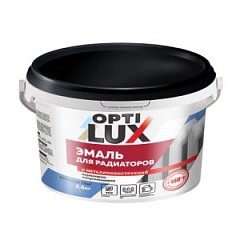Эмаль для радиаторов 1,0кг. акриловая Оптилюкс