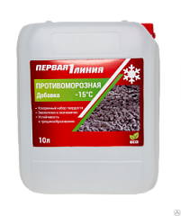 Противоморозная добавка в ростворы 10л. (до-15) Первая линия