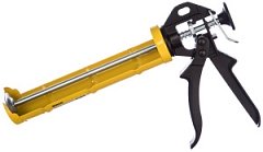 Пистолет д/герметика усиленный полукорпусный профи