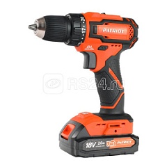 PATRIOT Шуруповёрт BR-207BL18V*2акк*2Ач-.Li-n ,2 скорости 38Нм. БЕСЩЕТОЧНЫЙ