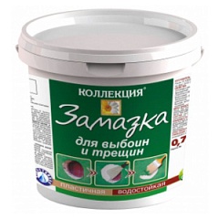 Замазка универсальная 1,4 кг.для выбоин и трещин коллекция