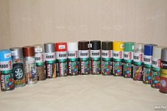 Аэрозоль краска КУДО металлик серебро  520мл.