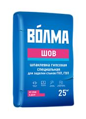 Волма шов шпатлёвка гипсовая 5кг.