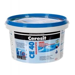Затирка "CEREZIT" Графит СЕ-40 водоотталкивающая 2кг.
