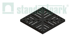 Решетка водоприемная РВ-28.28 снежинка чугун кл. С 3334  (слив)