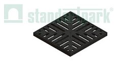 Решетка водоприемная РВ-28.28 снежинка чугун кл. С 3334  (слив)