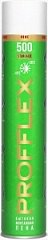 Пена монтажная PROFFLEX бытовая 500мл.зелёная 50л. профлекс