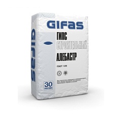 Алебастр 30кг. ГИФАС гипсовая смесь Г-5