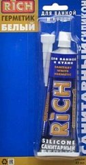 Герметик тюбик силикон 85мл прозр. (на блистере)