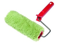 Валик Синтекс (зеленый) с ручкой 140мм  (РОССИЯ)