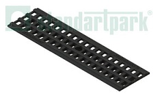 Решетка водоприемная ПОЛИМАКС Basik РВ-10.14.50 ячеистая пластиковая 20801 (слив)