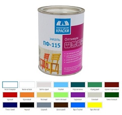 Оптимум  Эмаль ПФ-115 кр.коричневая 0,9кг.