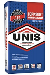 ЮНИС Наливной пол Горизонт Армированный 3-100мм.универсальный быстротвердеющий 25кг.