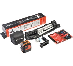 PATRIOT LL 101 Нивелир лазерный, дальность без приемника 15м., 1/4 дюйма, красный, Длина волный 650Н