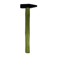 Молоток слесарн.дерев.ручка 200гр.