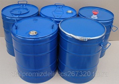 Бочка стальная с крышкой 60л.
