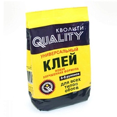 Клей д/всех типов обоев "Кволити" 0,2кг.универсальный