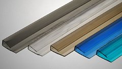 Торцевая планка 2,1м.*4мм. прозрачная д/поликарбоната