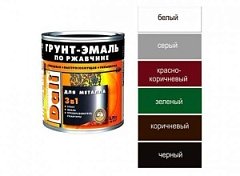Дали грунт-эмаль по ржавчине графит серый 2,0л.