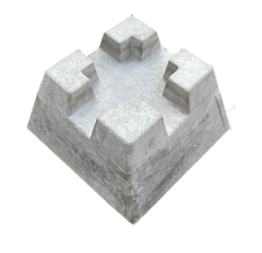 Кросс блок 50мм.фундаментный под брус (30*30см. в.20см.) опора -плитка