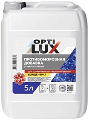 Противоморозная добавка в ростворы  5л. (до-25) концентрат оптилюкс