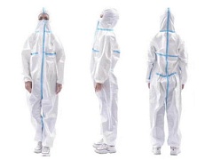 Костюм комбинезон защитный с капюшоном р.52-54 (М-S)