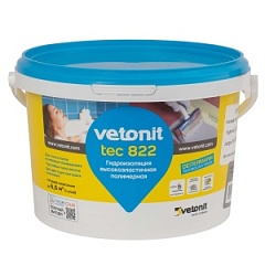 Гидроизоляционная мастика  8,0кг ВЕТОНИТ tec882 полимерная серая