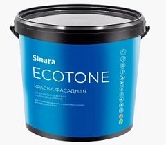 Краска СИНАРА Экотон Фасдная 1,8л. SP 048 (сине-черная банка)
