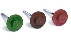 Ондулиновые гвозди КРАСНЫЕ с литой шляпкой уп100шт