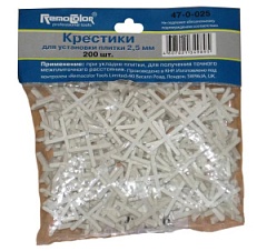 Крестики 2,0мм.(уп.200шт.) для укладки кафеля