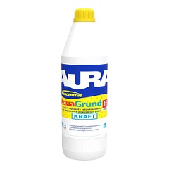 Грунтовка АУРА Белая 1л.концентрат КРАФТ AQUAGRUNT