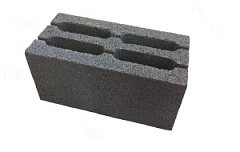 Шлакоблок М-75 (19*19*39)=0,08м2) 4-х пустотный (60 шт.поддон) ВЗЖБИ