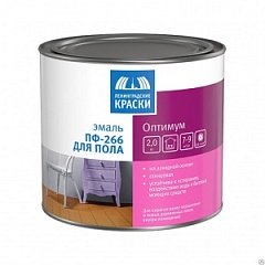 Эмаль д/пола ПФ-266 золотисто-коричневая 1,8кг. (Карнавал)