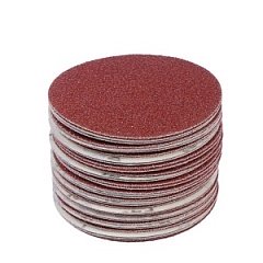 Круг абразивный Р60*125мм.с отверстием под липучку 5шт. шлифовальный